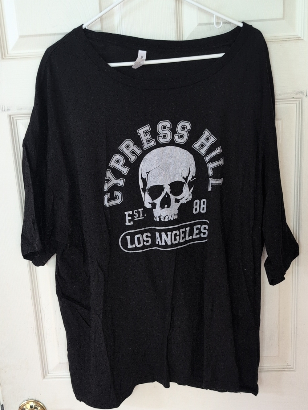 Cypress Hill Los Angeles Skull Short Sleeve Tee - Black 3XL